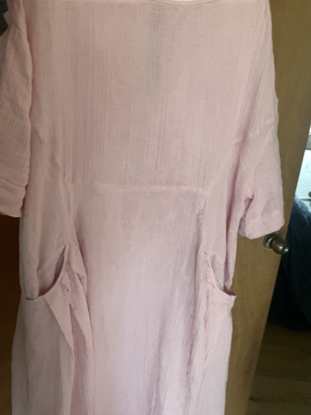 Free People Light Pink Maxi Dress with Pockets